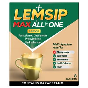 Lemsip Hot Lemon Drink Max All in One Pack Of 8