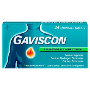 Gaviscon Peppermint Chewable Tablets Pack Of 24