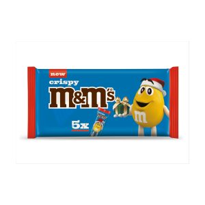 M&Ms Crispy Santa Pack Of 5 145g