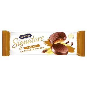 Mcvities Signature Caramel Chocolate Rounds 142g