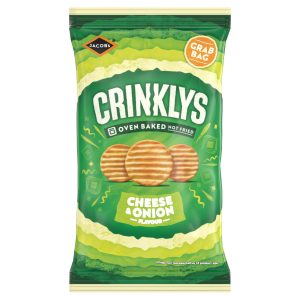 Jacobs Baked Crinklys Cheese & Onion Flavour 45g