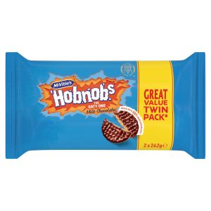 McVities Hobnobs Milk Chocolate Twin Pack 2 x 262g