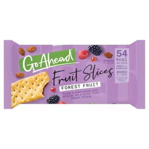 Go Ahead Forest Fruit Crispy Fruit Slice Snack Bars 4 X 44g
