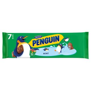 McvitieS Penguin Mint Biscuit Bar Pack Of 7