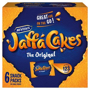 McVities The Original Jaffa Cakes Snack Pack Of 6 x 3 198g