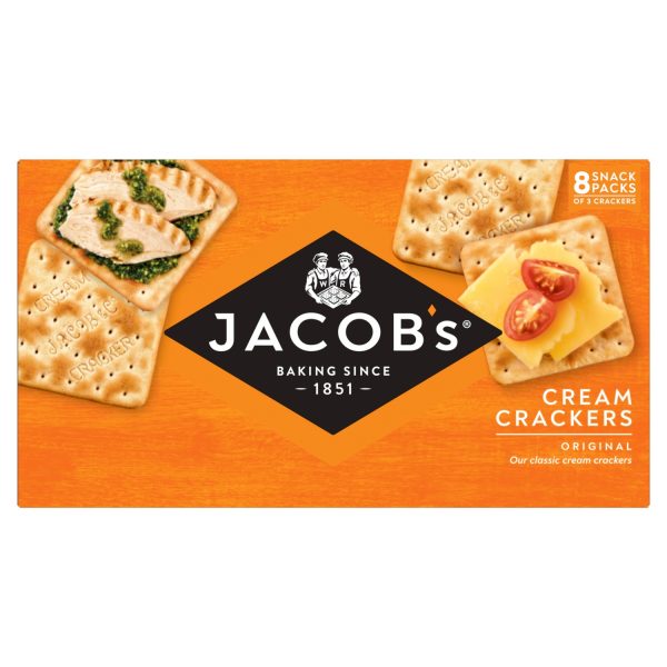 Jacobs Cream Crackers Snack Pack 185g | British Chemist