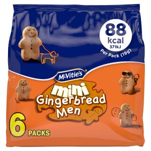 McVities Mini Gingerbread Men 6 x 19g