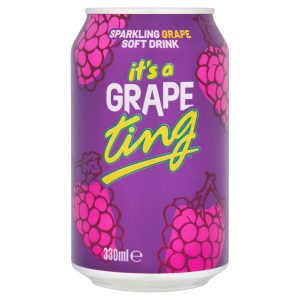 Ting Grape Soda Carbonated Grape Juice 330ml