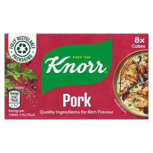 Knorr Pork Stock Cubes Pack Of 8