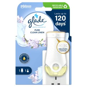 Glade Plug In Oil Holder Pure Clean Linen 20ml