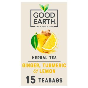 Good Earth Tea Lemon Ginger & Turmeric 15s 42g