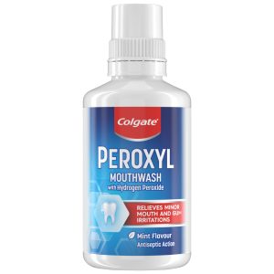 Colgate Peroxyl Mouthwash Mint Flavour 300ml