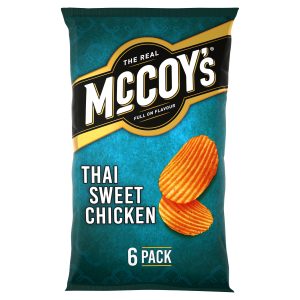 Mccoys Thai Sweet Chicken Crisps Pack Of 6
