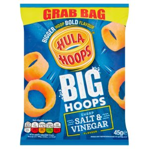 Big Hoops Salt & Vinegar Crisps 45g