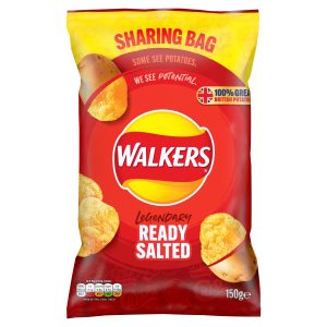 Walkers Sharing Bag Ready Salted 150g