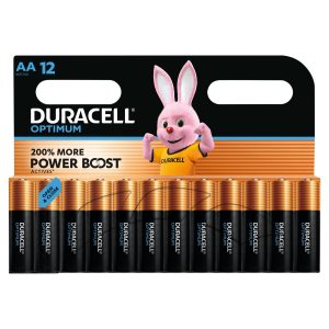 Duracell Optimum AA 12 Batteries