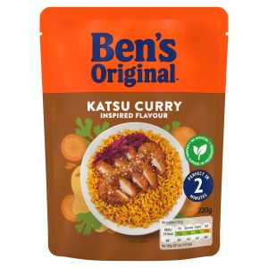 Bens Original Katsu Curry Flavoured Microwave Rice 220g