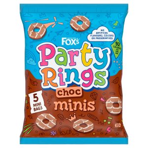 Foxs Party Rings Choc Minis 5 x 21g