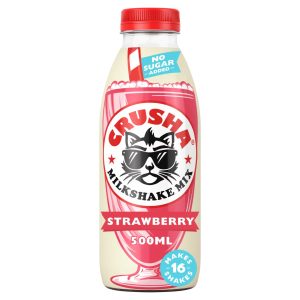 Crusha Strawberry Nas Milkshake Mix 500ml