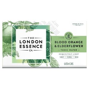 The London Essence Co. Orange & Elderflower Tonic Water 6x150ml Cans