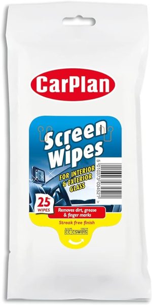 Carplan Internal & External Screen Wipes