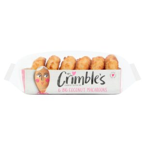 Mrs Crimbles 6 Big Coconut Macaroons 180g