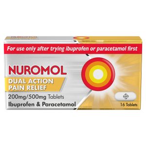 Nuromol Dual Action Pain Relief 16 Tablets