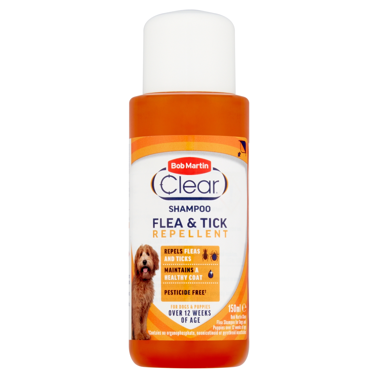 Bob Martin Repellent Flea & Tick Shampoo (Dog) 150ml
