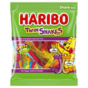 Haribo Twin Snakes Share Size 175g