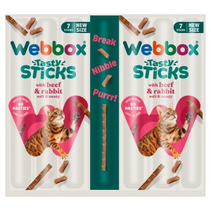 Webbox Tasty Sticks With Beef & Rabbit Pack Of 7