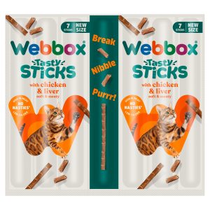 Webbox Tasty Sticks With Chicken & Liver Pack Of 7