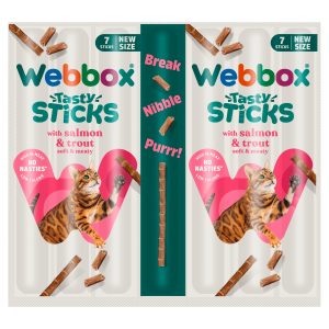 Webbox Tasty Sticks With Salmon & Trout Pack Of 7