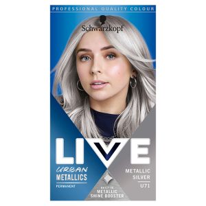 Schwarzkope Live Intense Colour Permanent Colour U71 Metallic Silver