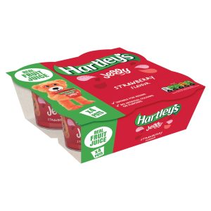 Hartleys Stawberry Jelly 4 x 125g