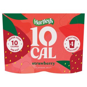 Hartleys 10 Cal Strawberry Jelly 4 x 175g