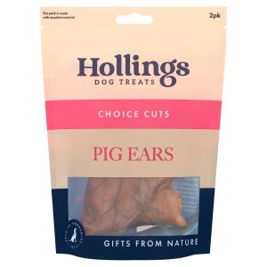 Hollings Dog Treats Choice Cuts Pig Ears Pack Of 2