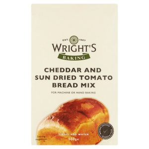 Wrights Baking Cheddar Cheese & Sundried Tomato Bread Mix 500g