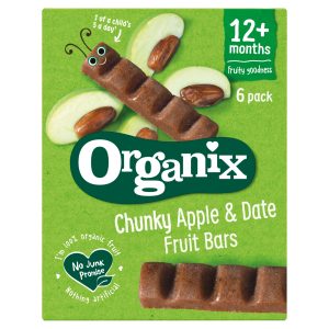 Organix Goodies Chunky Apple & Date Fruit Bars 6 Pack Of 102g
