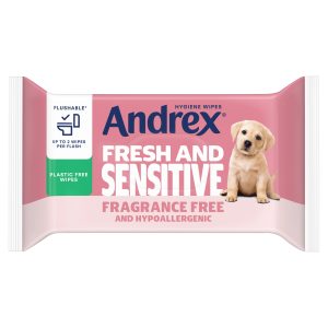 Andrex Fresh & Sensitive Hygiene Wipes Pack Of 30