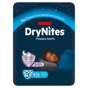 Huggies Drynites Pyjama Pants 8-13 Boy Convinient Pack Of 9