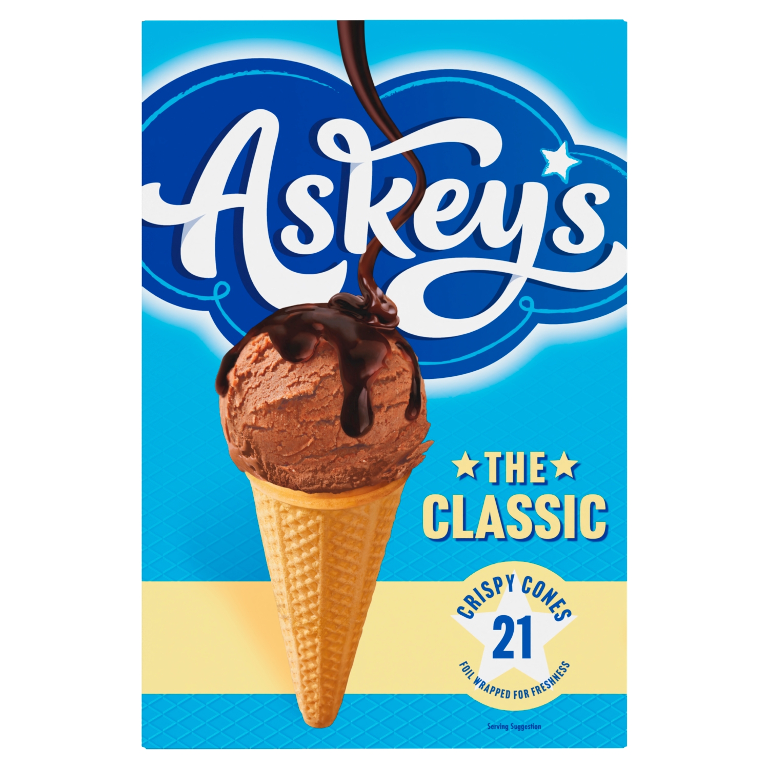 Askeys 21 Classic Cones With Sweetener