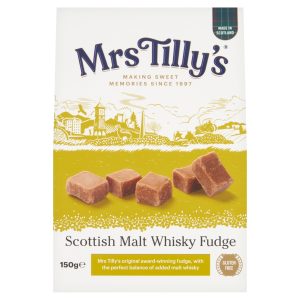 Mrs Tillys Malt Whisky Scottish Fudge 150g