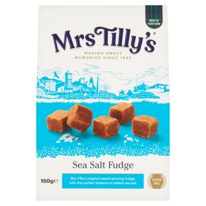 Mrs Tillys Sea Salt Fudge Scottish Fudge 150g