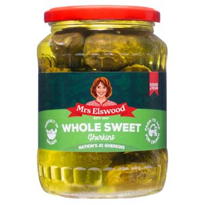 Mrs Elswood Whole Sweet Cucumbers Pickled 670g