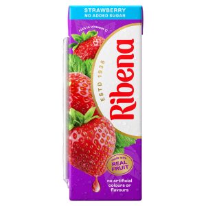 Ribena No Added Sugar Strawberry 6 x 250ml