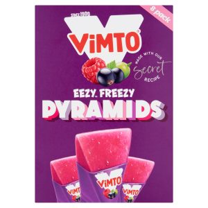 Vimto Eezy Freezy Pyramids Pack Of 8 496ml