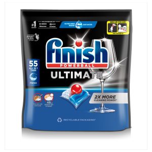 Finish Ultimate All In One Regular Dishwasher Tablets Pack Of 55