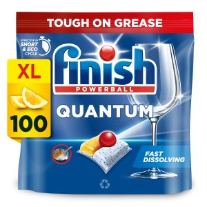 Finish Quantum Dishwashing Tablets Lemon Pack Of 100