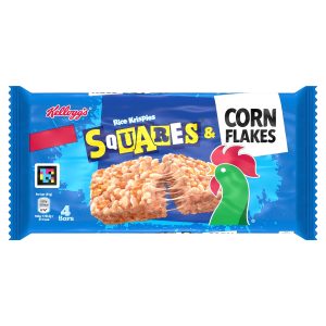 Kelloggs Corn Flakes Squares 4 X 34g