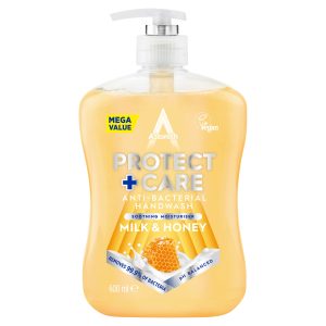 Astonish Protect + Care Anti-Bacterial Handwash Milk & Honey 600ml